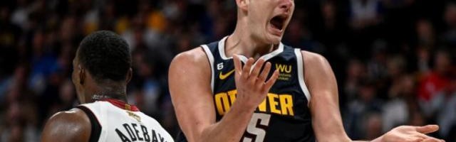 掘金冤死？两次误判热火获利引争议：出界+干扰球